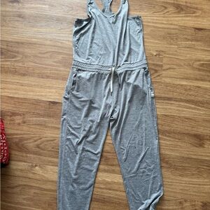 Vuori Heather Gray Sleeveless Jumpsuit